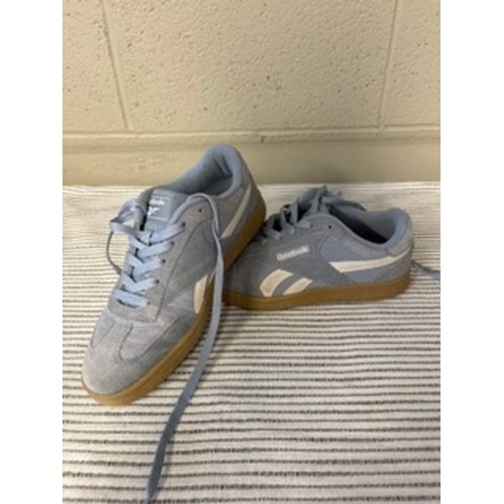 Reebok Club C Revenge Light Blue Suede Gum Sole Sneakers Womens Size 8